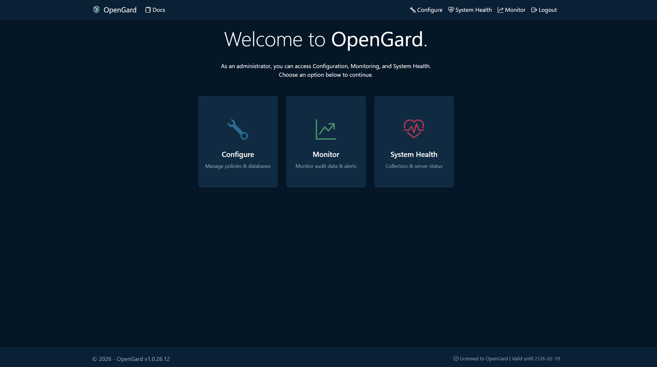 OpenGard Screenshot 1